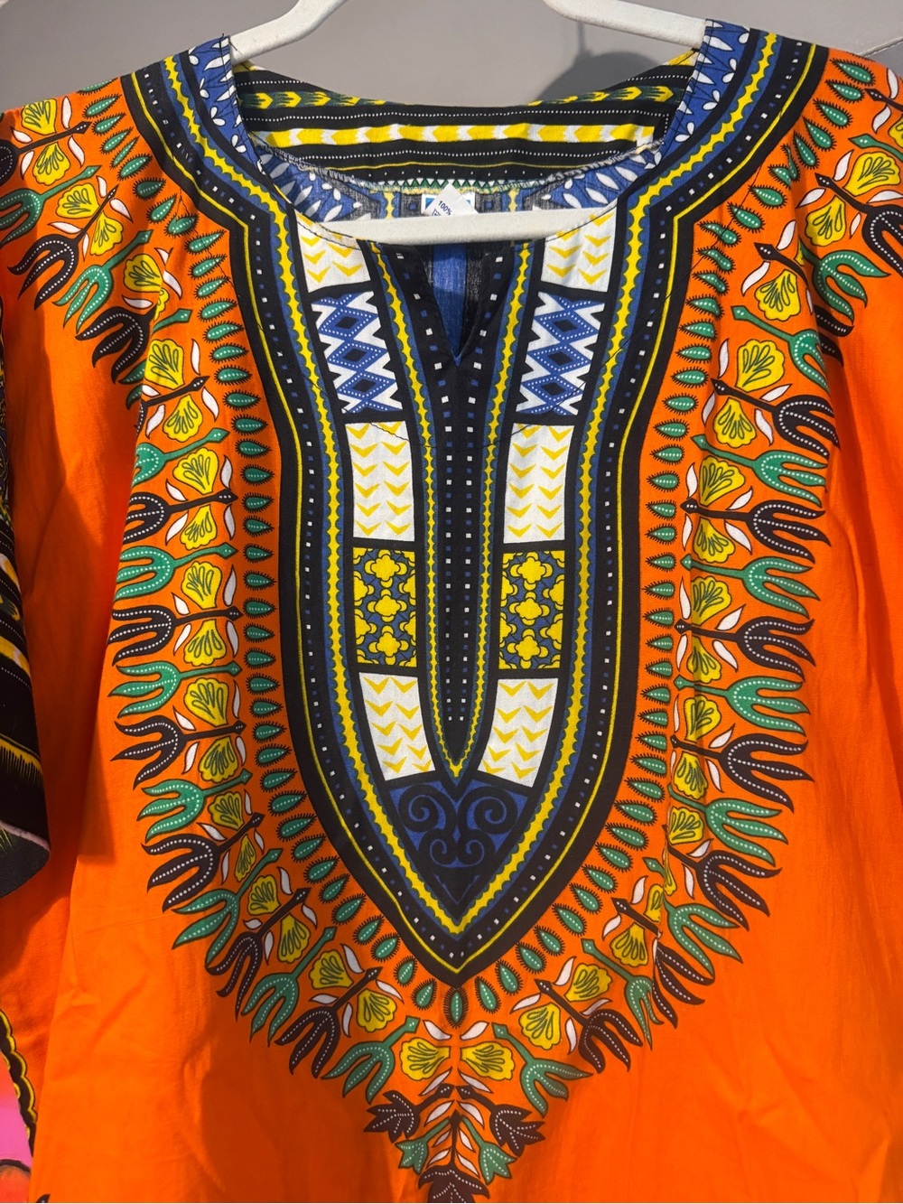 Mama & Papa Traditional African Dashiki Tunic Top OSFM - Picture 4 of 8